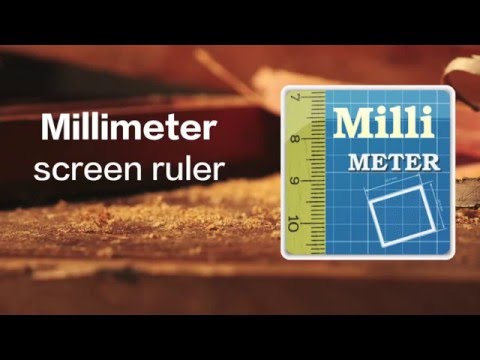 Millimeter - screen ruler app Video
