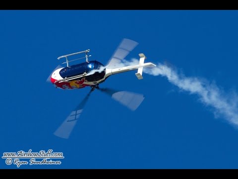 Chuck Aaron Red Bull Helicopter Aerobatics - EAA AirVenture Oshkosh 2014