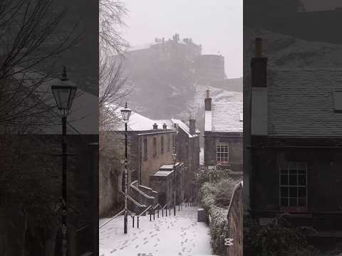 How Beautiful is Scotland Edinburgh in Winter?