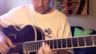 Bill Solley-swing groove ex. using 7 string guitar-www.kimandbill.com