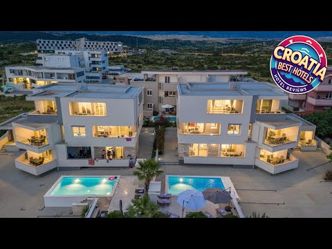 Apartments & Rooms Danivan Pool Villas B | Novalja, Croatia | Hotel Review 🛏️