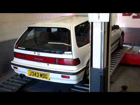 1991 Honda Civic GL 4th Gen 1.4 Dual Carb D14A1 Dyno Run 2 4Guk