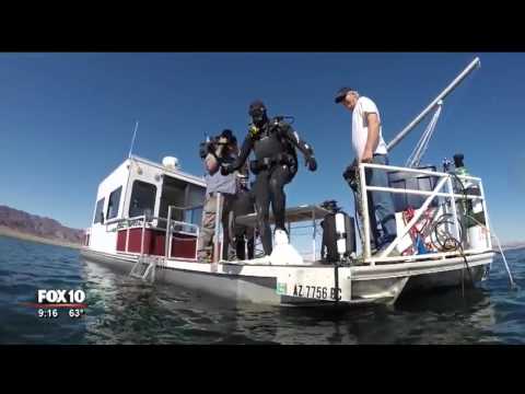 Inside the abandoned buildings under Lake Mead
