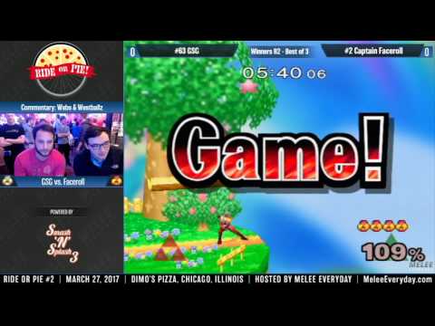 Ride or Pie 2 - Captain Faceroll (Red Sheik) vs. GSG (Sheik) - SSBM - Winners R2
