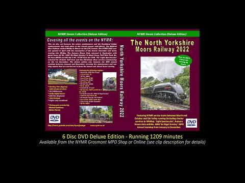 North Yorkshire Moors Railway Annual DVD and Blu ray 2022 (4 & 6 Disc Edition) Now Available