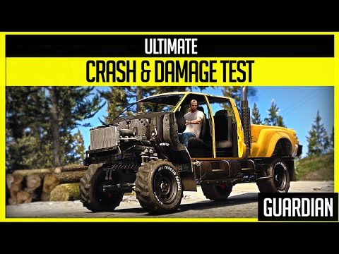 GTA V - Ultimate Crash and Damage Test - Guardian ( GTA 5 PC Editor )
