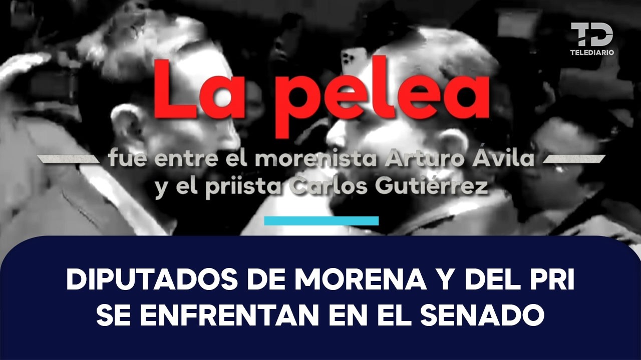 Arturo Ávila, de Morena, y Carlos Gutiérrez, del PRI, se confrontan en la Permanente