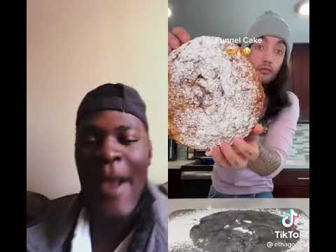 That ain’t a funnel cake that’s a bike wheel