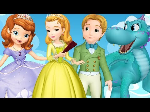 Disney Junior Princesses Sofia the First, Ruby, Amber, Hildegard & Vivian Play-Doh Surprise Eggs