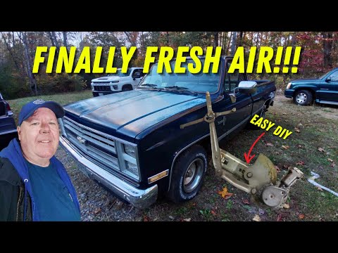 How To Replace the Power Window Motor & Regulator on a 1985 Chevy C-10 Silverado Square Body Truck