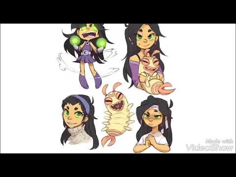 starfire and robin daughter marie nigtfire