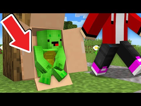 Mikey is HOMELESS in Minecraft Challenge Funny JJ Building Pranks - Maizen