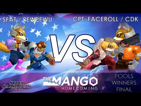 Mango Homecoming - SFAT / PewPewU (Blue) VS CDK / Captain Faceroll (Red) - SSBM - Pools - WFinal