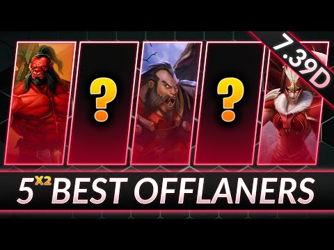 TOP 5 NEW BROKEN OFFLANERS in 7.39d - Best META Pos. 3 Heroes - Dota 2 Meta Guide