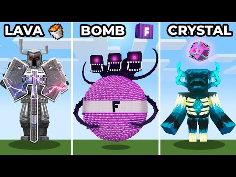 All Weaknesses of Bosses - Wither Storm,Warden,Wither,Ferrous,Barako....