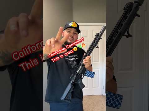 California Compliant AR15 🔫🔥 How to stay Legal 😮#shorts #legal #glock #edc #rifle