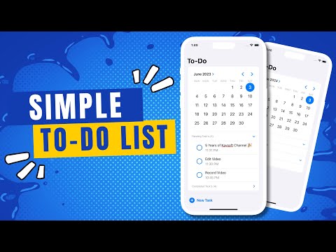 SwiftUI Simple TO-DO List - Core Data CRUD - SwiftUI Tutorials