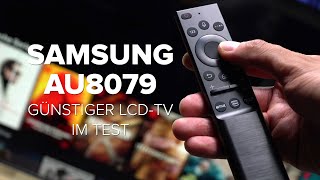 Samsung AU8079: Günstiger LED-TV mit guter Bildqualität im Test | deutsch