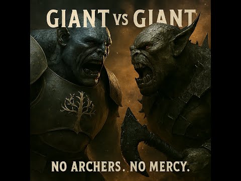 Gondor vs Orcs of Gundabad  Epic Giant Infantry Battle  Third Age Total War: Divide & Conquer