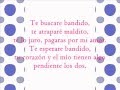 Ana Barbara Bandido letra 