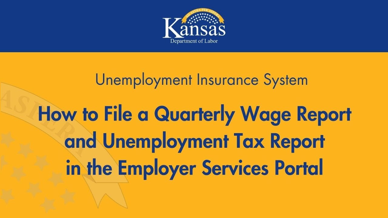 How to File a Quarterly Wage Report and Unemployment Tax Report