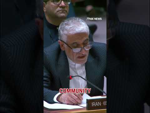 SHARP REBUKE: Iran's ambassador to the UN condemns President Trump's ultimatum #shorts #iran #trump