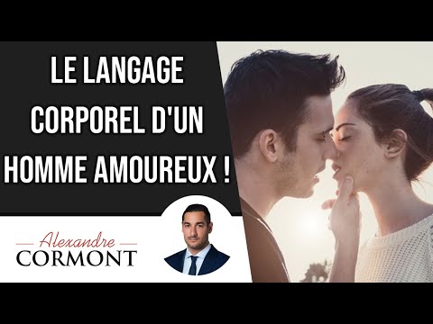 Langage corporel d'un homme en amour