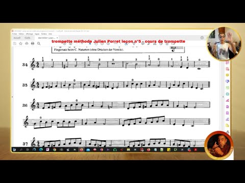 trompette méthode Julien Porret leçon n°5 - cours de trompette