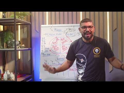 COMO FAZER UM PLANO DE ESTUDOS PARA PRF? + CICLO DE ESTUDOS (APRENDA NA PRÁTICA)