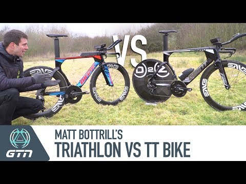 Triathlon Vs. TT Bike | Matt Bottrill's Giant Trinity Bike Setups
