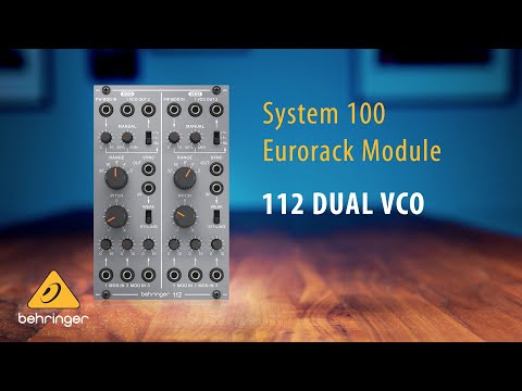 Behringer System 100 – 112 Dual VCO Eurorack Module