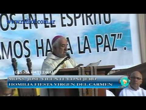 Mons Jose Conejero - Homilia Fiesta Virgen del Carmen 16-07-12