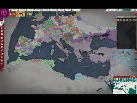 Imperator Rome: Roman Empire World Conquest Time Lapse