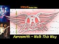 Walk This Way Aerosmith Guitar Bass TABS Lesson