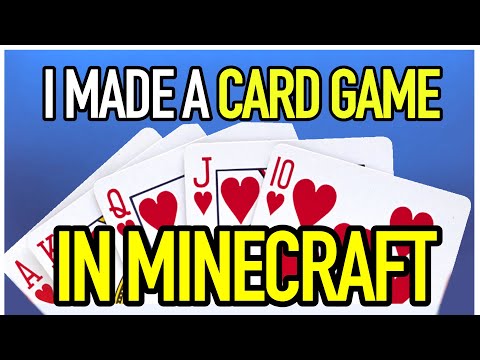 I Made a Card Game in Minecraft