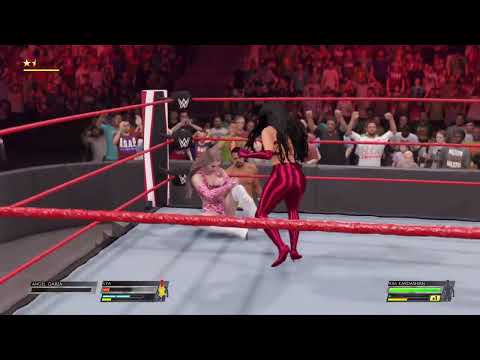 WWE 2K22 kim Kardashian vs Lya