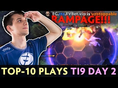 TOP-10 BEST PLAYS of The International 2019 — Day 2 Group Stage