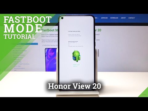 How to Enter Fastboot Mode in HUAWEI Honor View 20 - Fastboot Menu