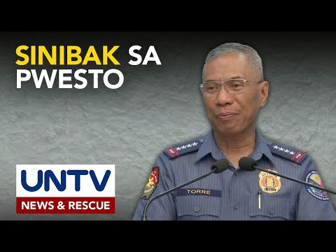 Gen. Nicolas Torre III, tinanggal sa pwesto bilang PNP Chief
