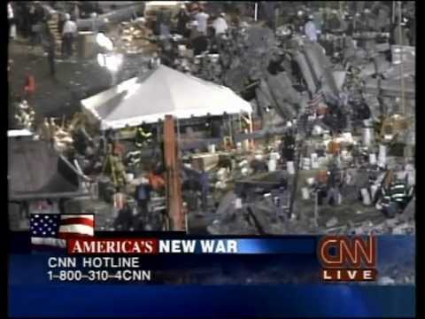CNN 9/11 LIVE TV Coverage (9/16/01) 1:30 A.M - 1:45 A.M