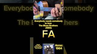 Everybody needs somebody to love The Blues Brothers "Tutorial chitarra" (Intro) #tutorialchitarra
