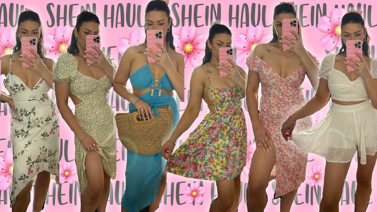 Romantic Floral Summer Dresses | 10+ Items | Shein Try On 2022 Summer Haul