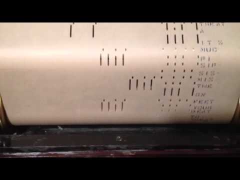 MISSISSIPPI MUD pl by 'Friendly Tate' on an Atlas Player Piano Roill from 1927