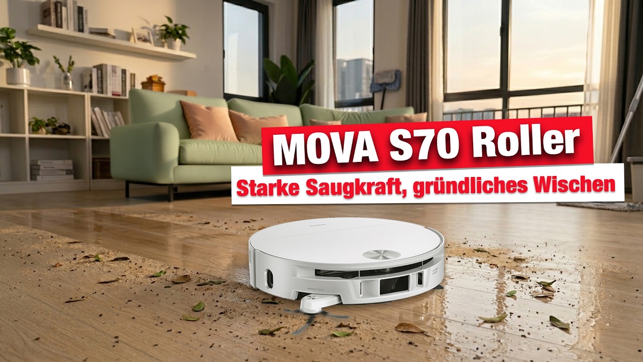 Mova S70 Roller - Staub weg, Glanz her // Saugroboter mit Wischfunktion + Vergleich mit Z60