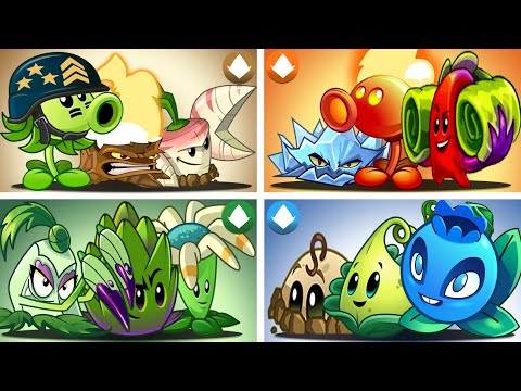 4 Super Team Plants Vs Best Team Zombies-That Team Plant Will Win?PvZ 2