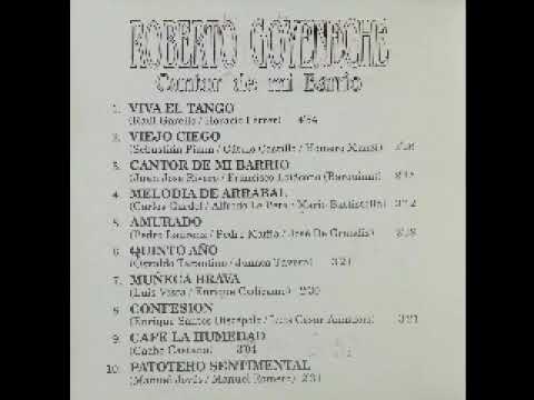 Roberto Goyeneche con Raúl Garello, CANTOR DE MI BARRIO