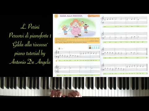 L. Perini - Gilda alla riscossa + sheet- piano tutorial by Antonio De Angelis