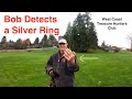 Bob Detects A Silver Ring At The WCTH Club Dig By Louie Molnar