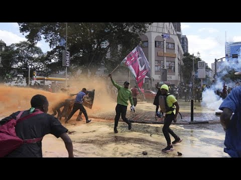 Watch: Protesters clash with police in Nairobi