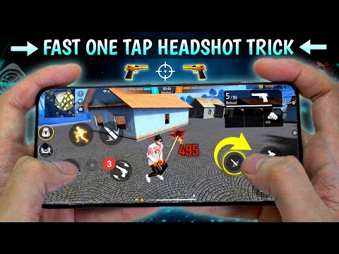 Secret One Tap Headshot Trick + Setting ( Desert Eagle ) 😈 Sensitivity & HUD Free Fire ~